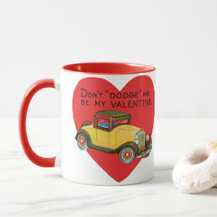 Mug Ne m'évitez pas, sois ma Saint-Valentin ! Retro Va