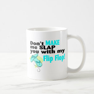 Mug Ne m'incitez pas à vous gifler avec ma bascule