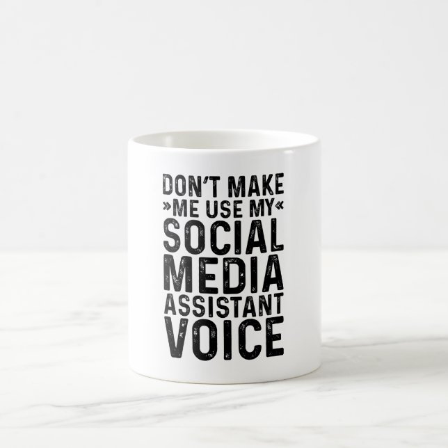 Mug Ne m'oblige pas à utiliser ma voix d'assistant aux (Centre)