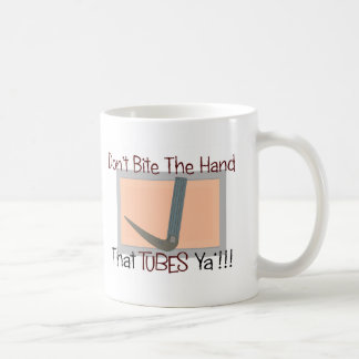 Mug Ne mordez pas la main cette les TUBES YA