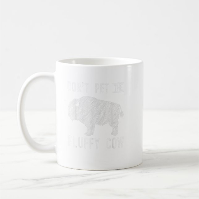 Mug Ne Pas Atteindre L'Animaux De La Vache Fluffée Bis (Gauche)