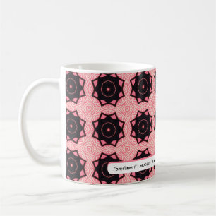 Mug Ne pas courir sur FUMES   MOTIF ROSE