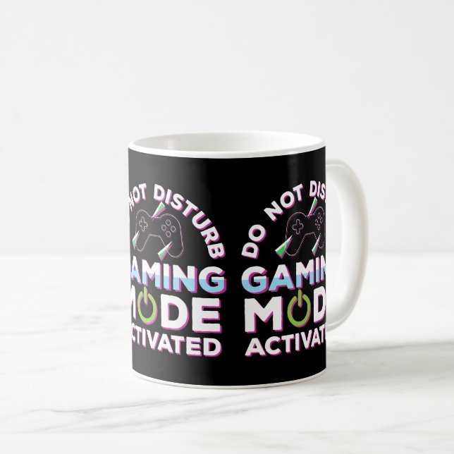 Mug Ne pas déranger le mode de jeu activé (Devant droit)