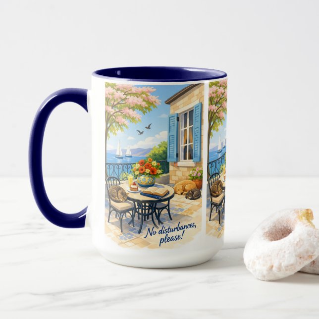 Mug Ne pas déranger, S.V.P.! (Avec donut)