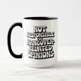 Mug Ne Pas Être Responsable Des Opinions Liées Au Pass