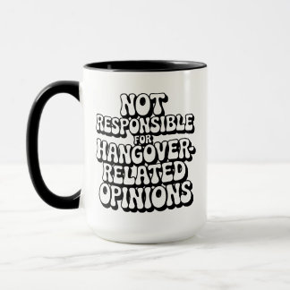Mug Ne Pas Être Responsable Des Opinions Liées Au Pass