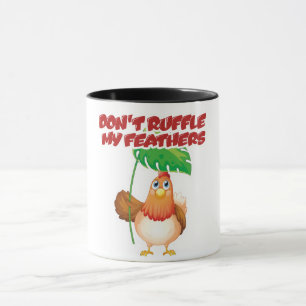 Mug Ne pas frotter mes plumes
