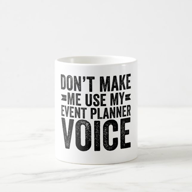 Mug Ne pas m'obliger à utiliser ma voix du planificate (Centre)