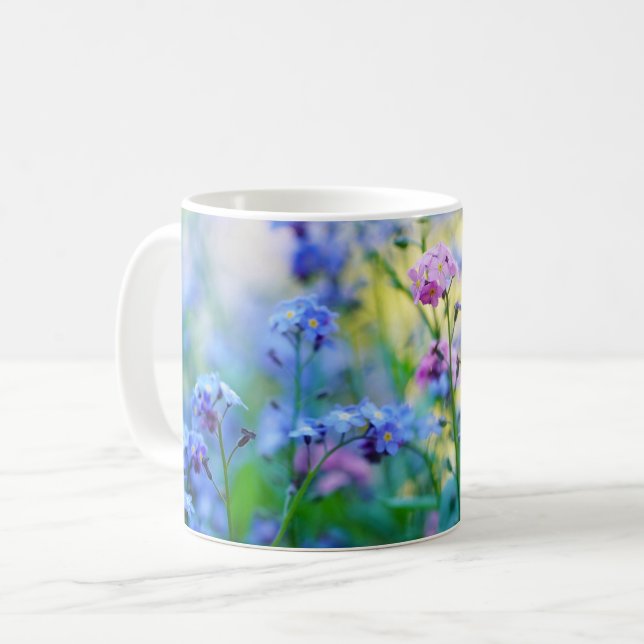 Mug Ne pas oublier les fleurs (Devant gauche)