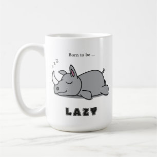 Mug Né pour être paresseux