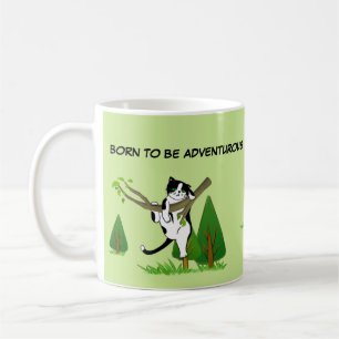 Mug Né Pour Être Un Amoureux des chats Aventureux Desi