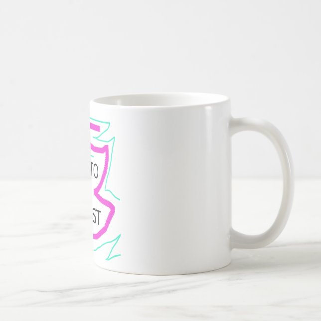 Mug Né pour être un Gymnaste (Droite)