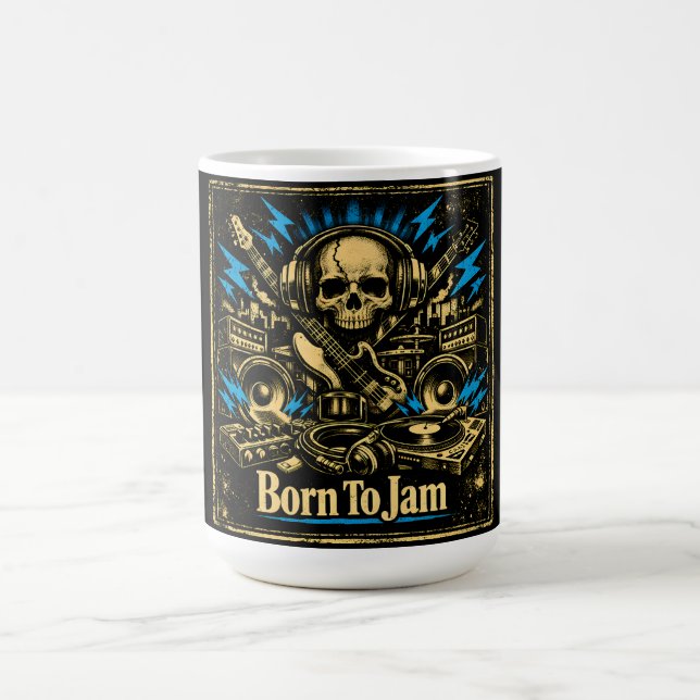 Mug Né pour jamer – Musique d'improvisation Âme (Centre)