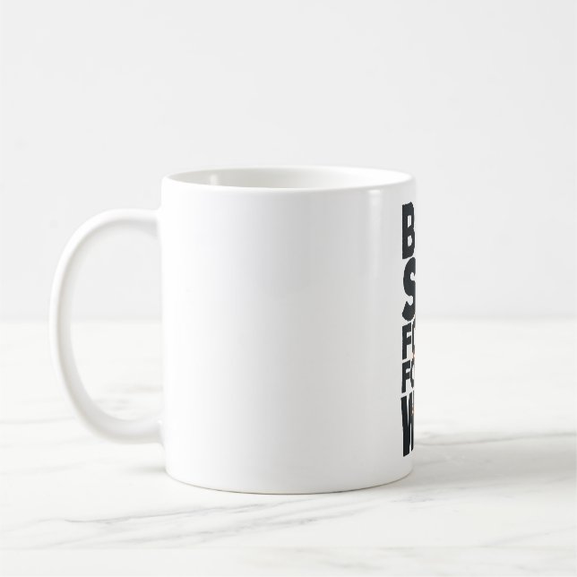 Mug né pour tuer forcé au travail (Gauche)