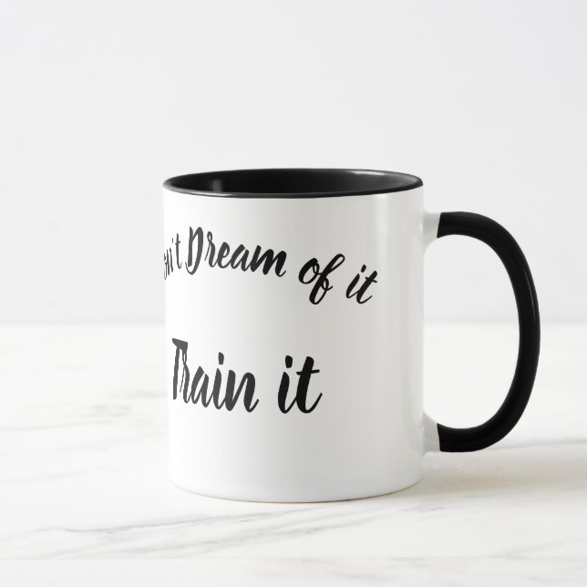Mug Ne rêvez pas de ça - Entraînez-le ! Fitness Medusa (Droite)