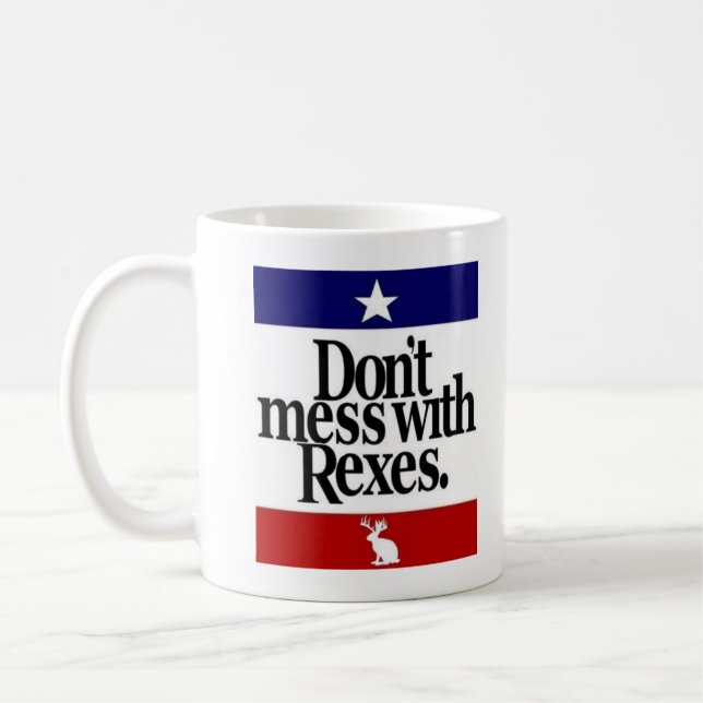 Mug Ne salissez pas avec Rexes (Gauche)