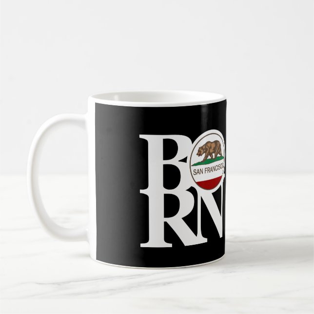 Mug NÉ San Francisco 11oz Noir (Gauche)