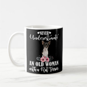 Mug Ne Sous-Estimez Jamais Le Vieux Avec Le Rat Terrie