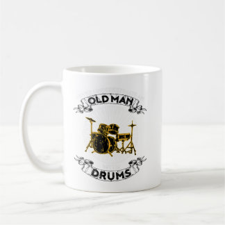 Mug Ne Sous-Estimez Jamais Un Vieux Homme Avec Tambour