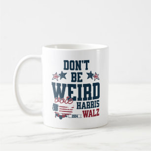 Mug Ne soyez pas un étrange rallye présidentiel Harris