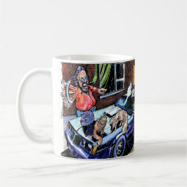 Mug Ne touchez pas à la boîte de voiture