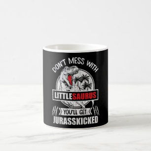Mug Ne touchez pas à la famille de dinosaures Little S