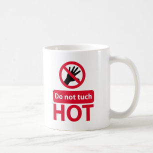 Mug Ne touchez pas le signe rouge