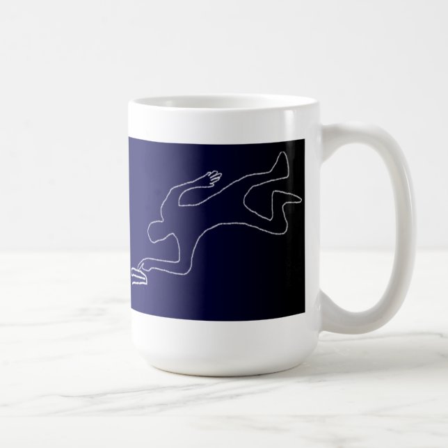 Mug Ne touchez pas les choses sur mon bureau ! (Droite)