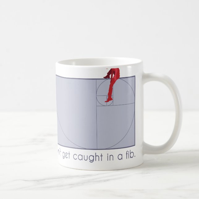 Mug Ne vous faites pas attraper dans un bobard (Droite)