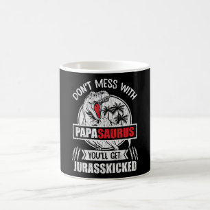 Mug Ne vous mêlez pas de Papa Saurus Dinosaur père de 