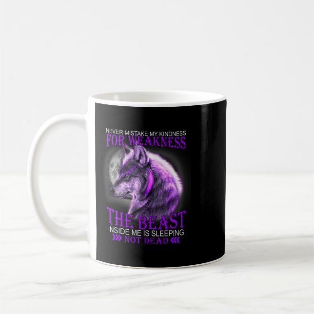 Mug Ne Vous Trompez Jamais De Ma Gentillesse Pour Faib (Gauche)
