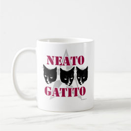 Mug Neato Gatito Sassy Chat Slogan Fun Art Design