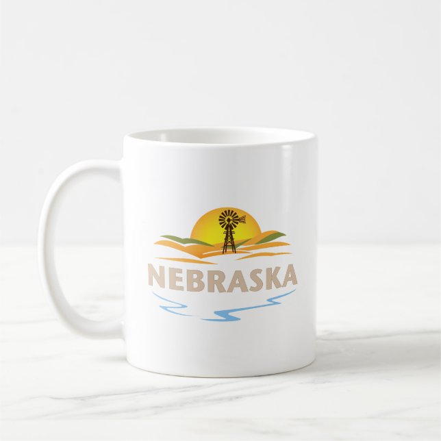 Mug Nebraska États-Unis d'Amérique (Gauche)