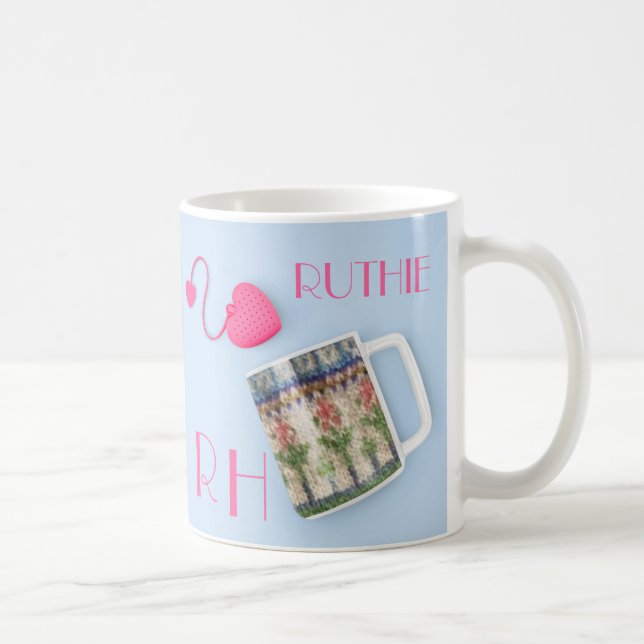 Mug Needlepoint Personnalisé Ruthie (Droite)