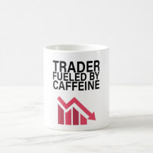 Négociant alimenté par la caféine