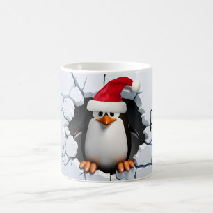 Mug Neige beaucoup de plaisir avec le pingouin père No