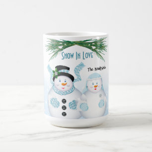 Mug Neige dans l'amour Mariage d'hiver