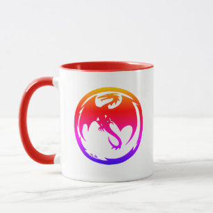 Mug Neon Dragon combo