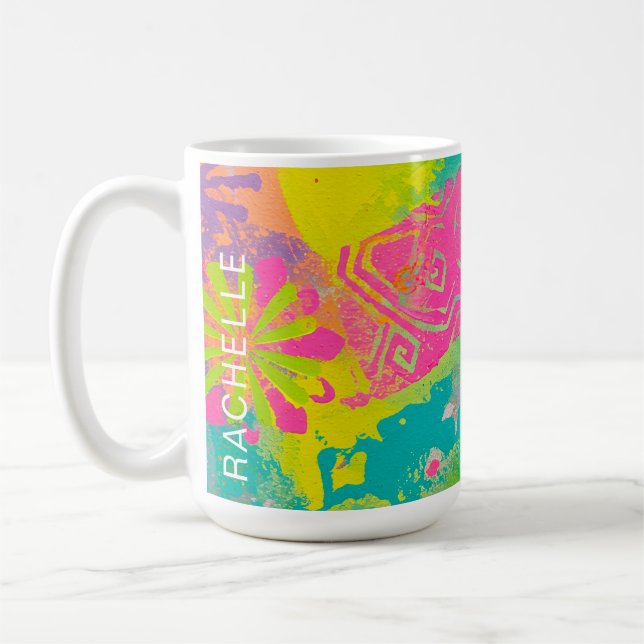 Mug Neon Dreams Abstrait (Gauche)