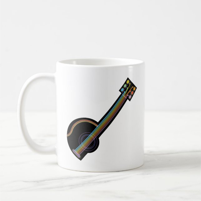 Mug Neon Guitare (Gauche)
