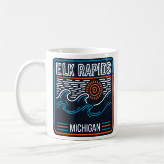 Mug Neon Waves Elk Rapids Michigan