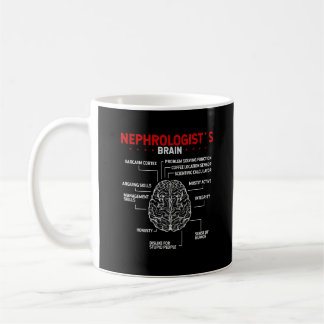Mug Néphrologiste Docteur Cerveau Kidney Chirurologue