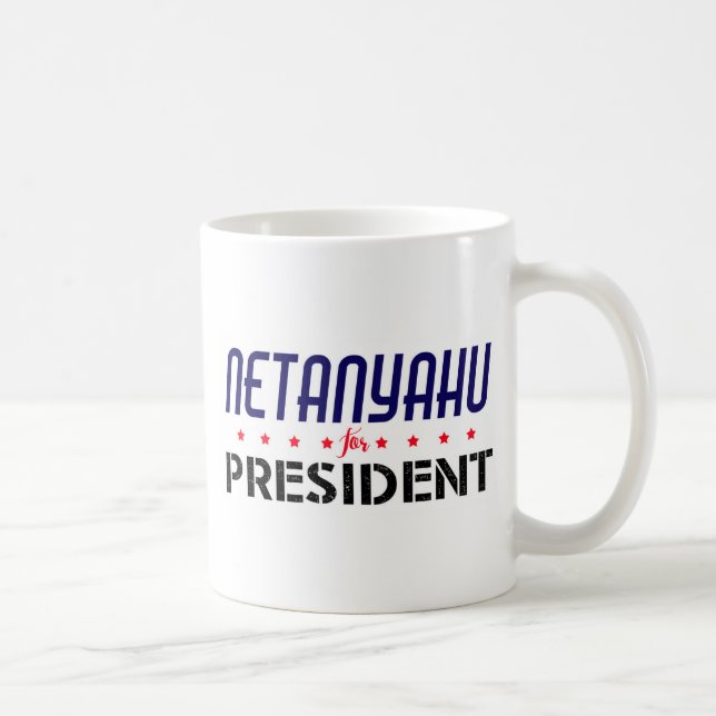 Mug Netanyahu pour le président (Droite)