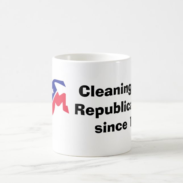 Mug Nettoyant le désordre républicain depuis 1932. (Centre)