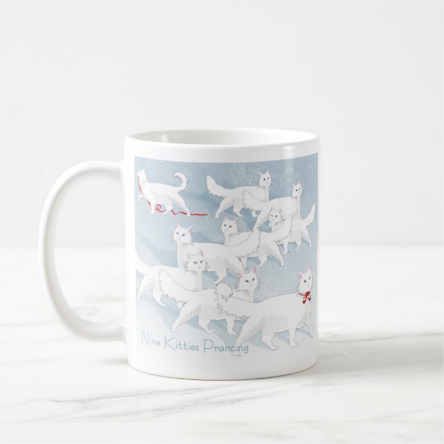 Mug Neuf Kitties qui dansent... Vacance (Gauche)