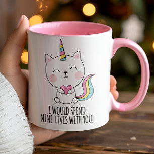 Mug Neuf Vit Cute Catcorn Kawaii Valentines Day