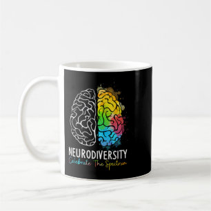 Mug Neurodiversité spectre autiste DMPS TDAH arc-en-c