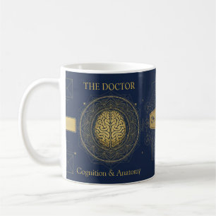 Mug Neurologie de Luxe Anatomie du Cerveau Médecin p