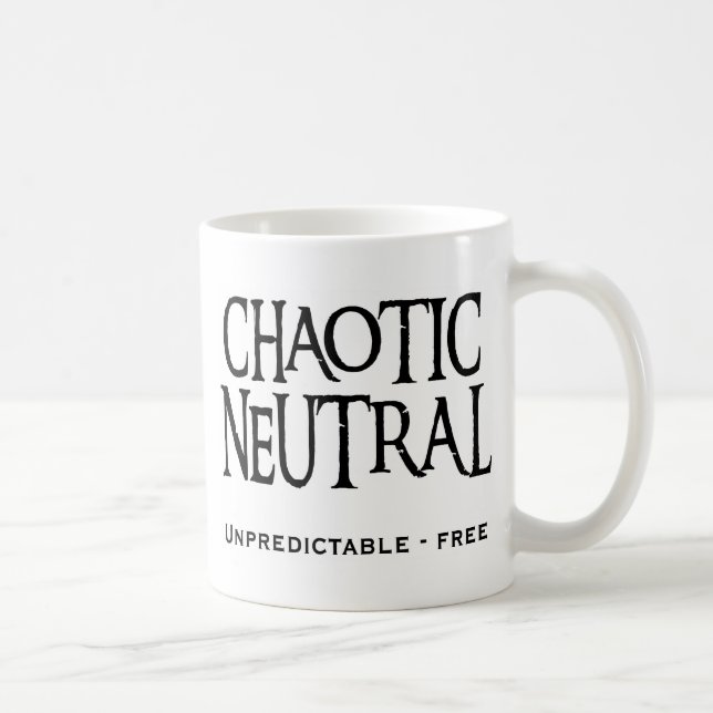 Mug "Neutre chaotique " (Droite)