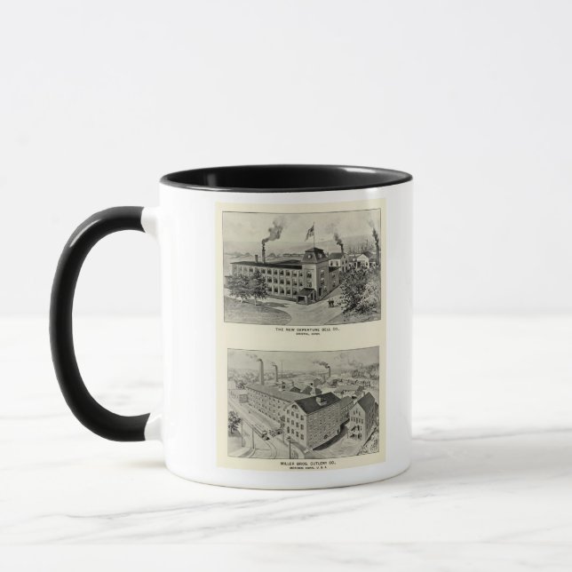 Mug New Deparade Bell Co., Miller Bros Cutlery Co. (Gauche)